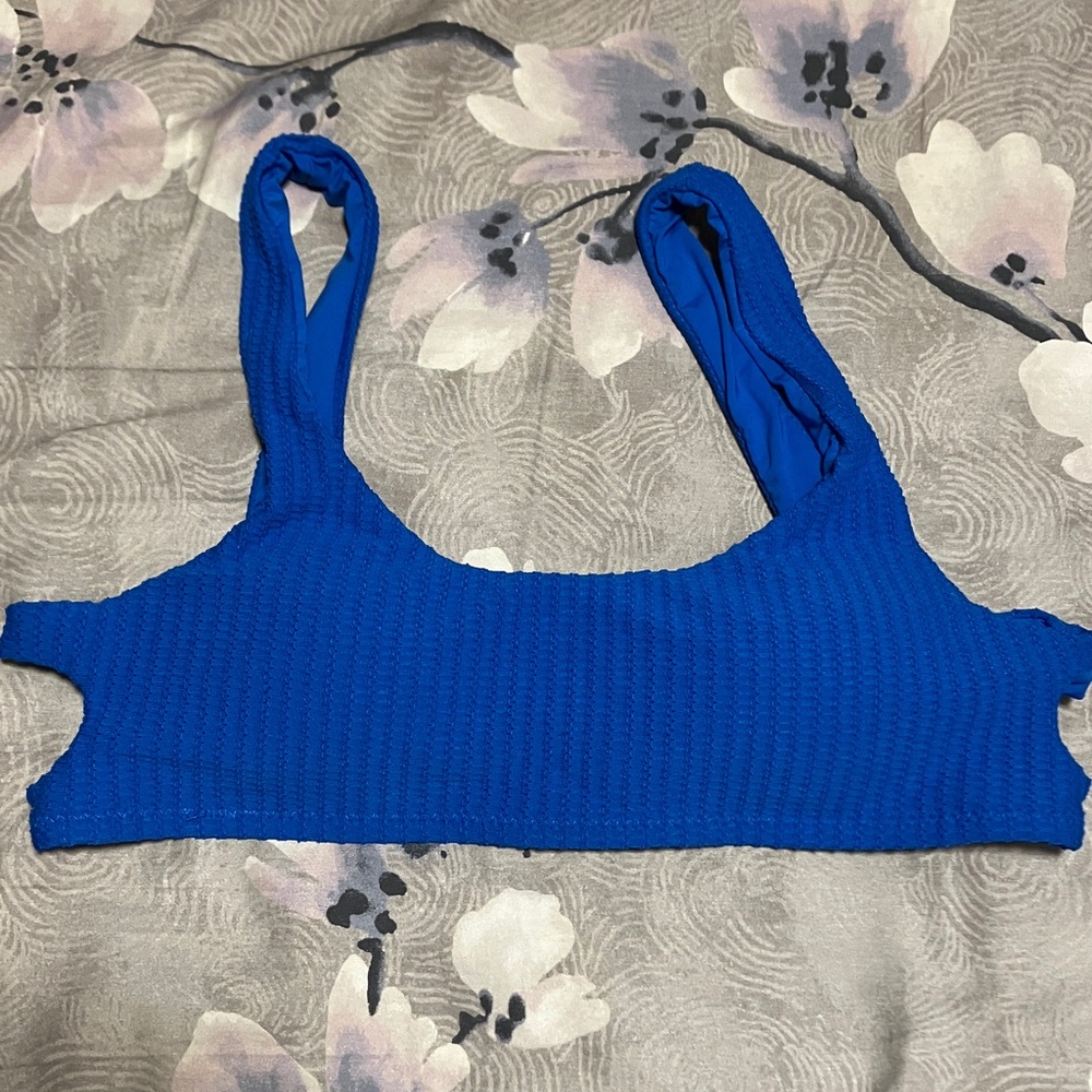 BECCA Vibrant Blue Bikini Top